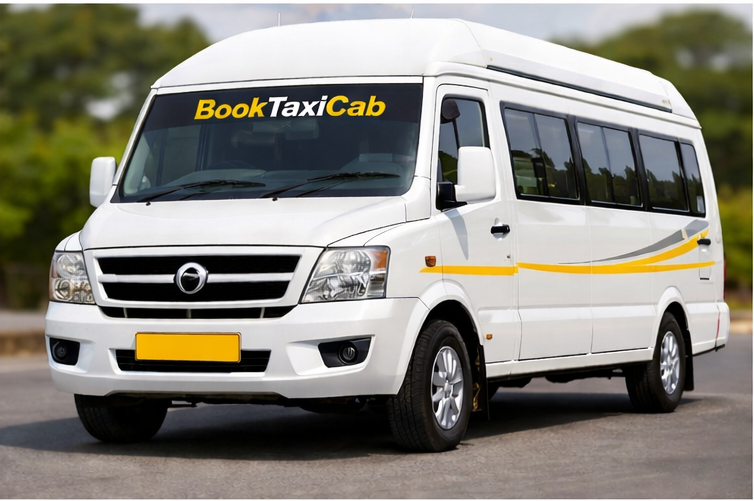 Tempo Traveller Taxi Service in Udaipur - BookTaxiCab